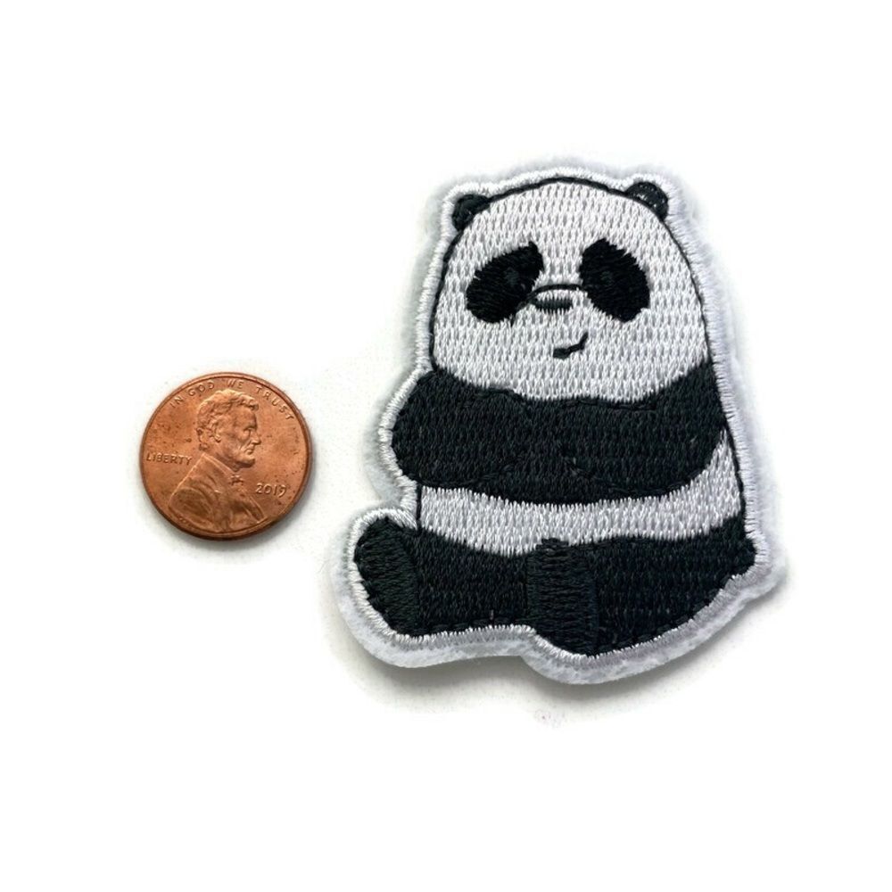 Panda Embroidered Patch - Picture 2 of 3